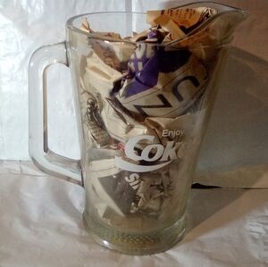 Vtg Rare Coca Cola Pitcher